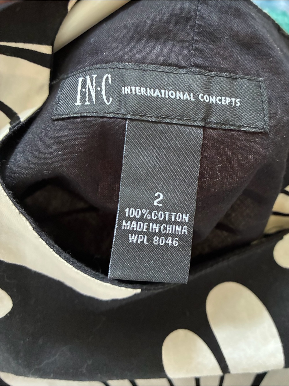 International Concepts black and white floral dress - Picture 5 of 5